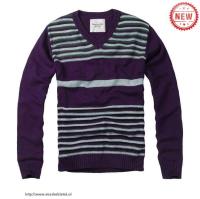 heren abercrombie and fitch v-hals truien gestreept purper groen Aanbiedingen Sale yo8dr478